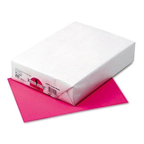 Pacon Corporation Pacon 102052 Kaleidoscope Multipurpose Colored Paper- 24lb- 8-1/2 x 11- Hot Pink- 500 Shts/Rm 102052 - main